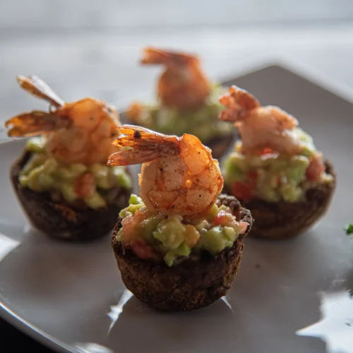 Crispy prawn cutlets served at Secret Tide beachfront restaurant in Tangalle